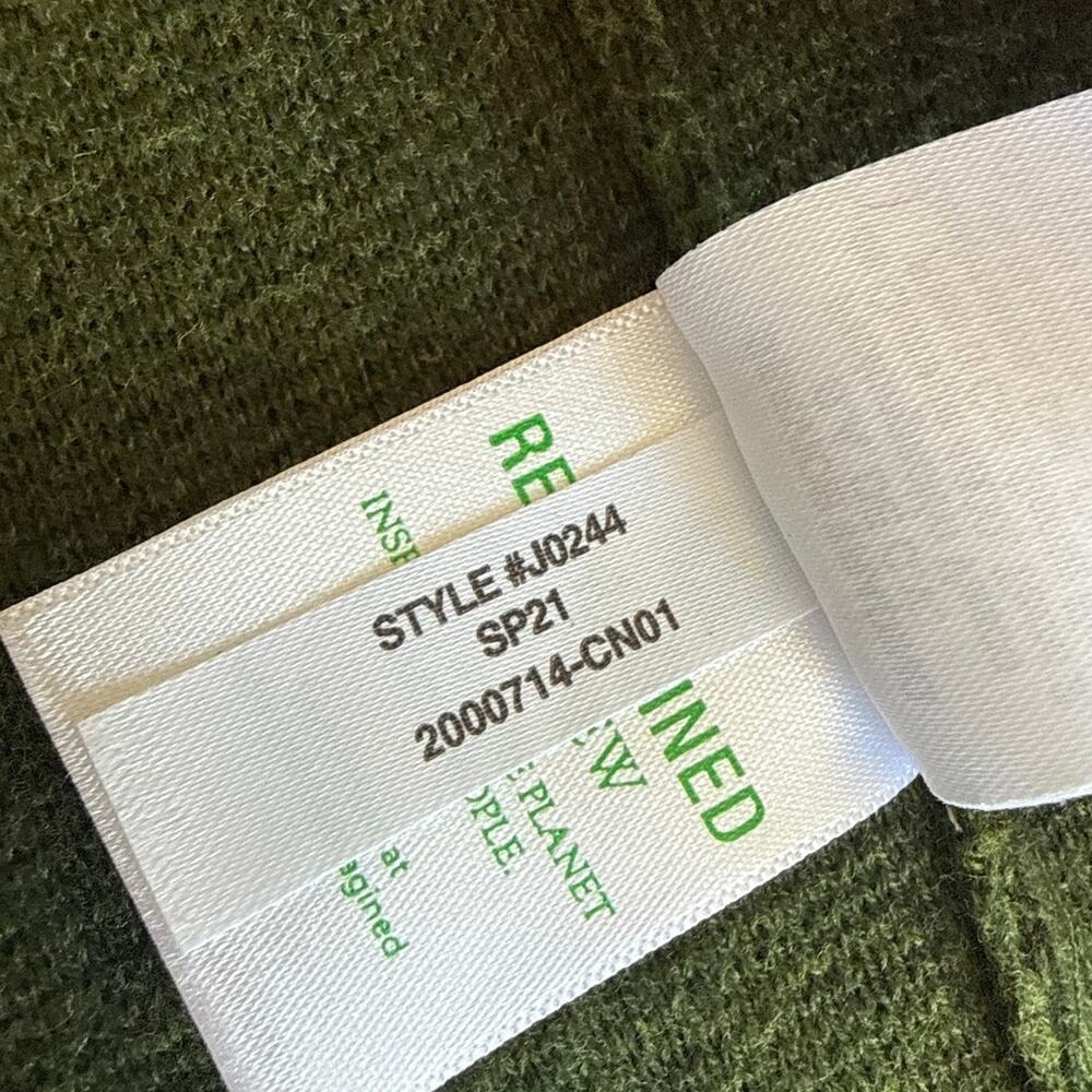 J. Crew Sophie Open Front Knit Cardigan Blazer in Green Size Medium - Picture 6 of 7